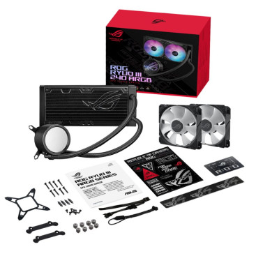 ASUS ROG RYUO III 240 ARGB, LGA1851/1700/1200/115X/AM5/AM4, 90RC00J1-M0UAY0, черный