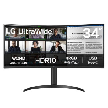 34" LG 4K UltraGear 34GX90SA-W, черный