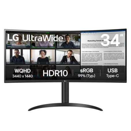 34" LG 4K UltraGear 34GX90SA-W, черный