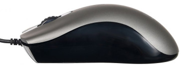 Мышь Оклик 375M серый/черный оптическая 1600dpi USB 3but (1012669)