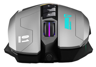 A4Tech Bloody W60 Max Gun, проводная, 10000dpi, серый/черный