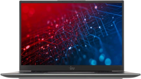 Ноутбук IRU Planio 14INP N-series N100 8Gb SSD256Gb Intel UHD Graphics 14" IPS FHD (1920x1080) FreeDOS grey WiFi BT Cam 5000mAh (2023733)