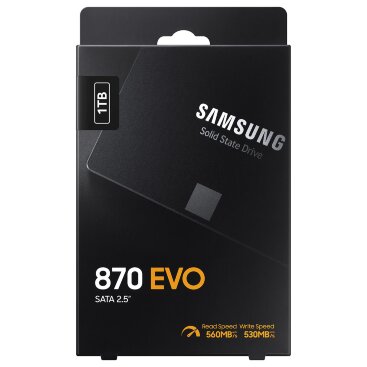 Samsung 870 EVO 1TB 2.5" SATA 6Gb/s MZ-77E1T0B/AM