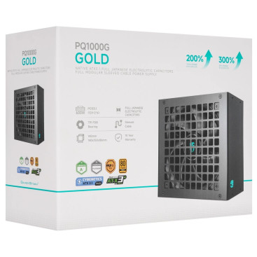 Deepcool GAMERSTORM PQ1000G, ATX 3.1, 1000W, 80 PLUS Gold, PCIe 5.1