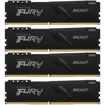 Kingston FURY Beast 32GB (4x8GB) DDR4 3600 KF436C17BBK4/32