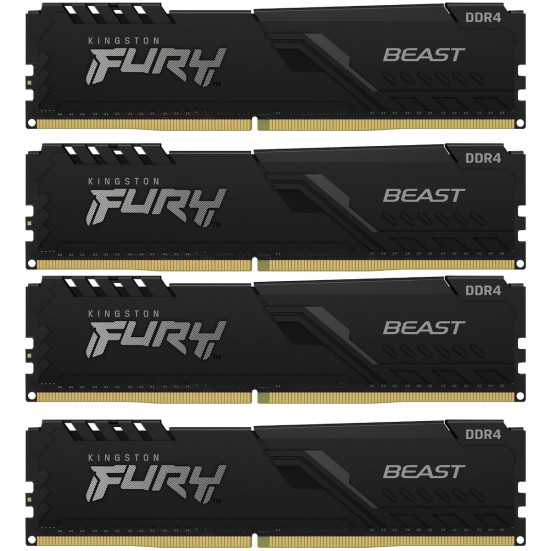 Kingston FURY Beast 32GB (4x8GB) DDR4 3600 KF436C17BBK4/32