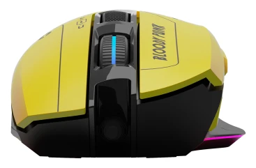 A4Tech Bloody W70 Max Punk, проводная, 10000dpi, желтый/черный