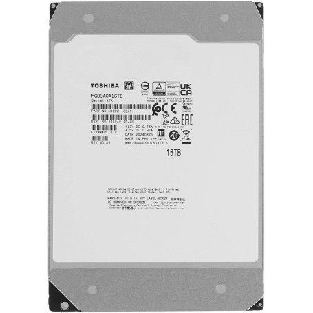 Toshiba Enterprise Capacity 3.5" 16TB SATA 6Gb/s 7200rpm 512MB (MG09ACA16TE)