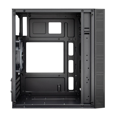 1STPLAYER FIREBASE X1, mATX, 3x120mm FRGB, Black, X1-BK-3F1