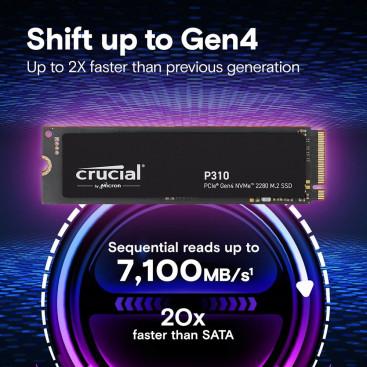 Crucial P310 4TB M.2 2280 PCIe Gen4x4 CT4000P310SSD8