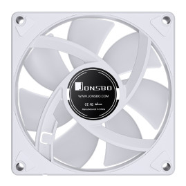 Вентилятор JONSBO SL-925W 92х92х25мм (100шт/кор, PWM, ARGB LED, 800-2200об/мин, белый) Retail