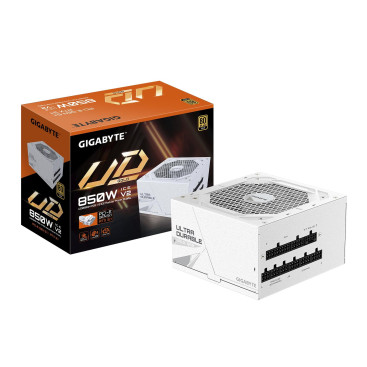 Gigabyte UD850GM PG5 ICE, 850W, 80 PLUS Gold, GP-UD850GM PG5 ICE, белый
