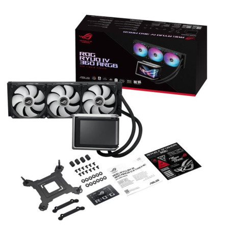 ASUS ROG RYUO IV 360 ARGB, LGA1851/1700/1200/115X/AM5/AM4, 90RC01N1-B0EAY0, черный
