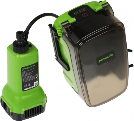 Насос бочковой Greenworks G24SWP 100Вт 1800л/час (3401007)