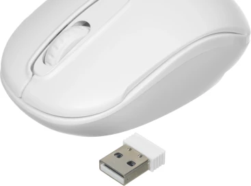 Мышь Оклик 505MW белый оптическая 1000dpi беспров. USB для ноутбука 3but (1018257)