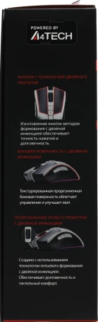 A4Tech Bloody W90 Max, проводная, 10000dpi, белый/черный
