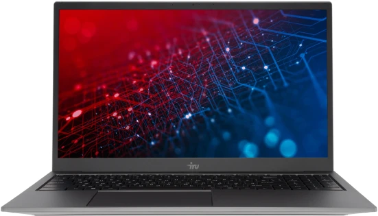 Ноутбук IRU Planio 15INP N-series N100 8Gb SSD256Gb Intel UHD Graphics 15.6" IPS FHD (1920x1080) FreeDOS grey WiFi BT Cam 5000mAh (2023738)