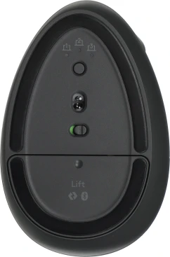 Logitech Lift, беспроводная, 4000dpi, графитовый