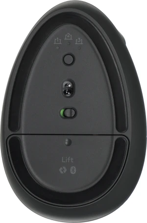 Logitech Lift, беспроводная, 4000dpi, графитовый