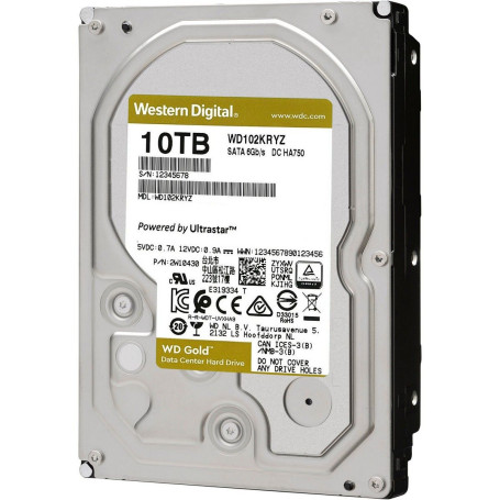 WD Gold 3.5" 10TB SATA 6Gb/s 7200rpm 512MB (WD102KRYZ)