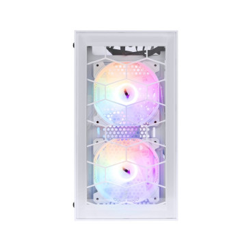 1STPLAYER FIREBASE X1, mATX, 3x120mm FRGB, White, X1-WH-3F1-W