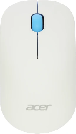 Acer OMR205, беспроводная, 1200dpi, белый/голубой