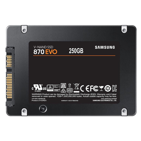 Samsung 870 EVO 250GB 2.5" SATA 6Gb/s 560/530 MZ-77E250B/AM