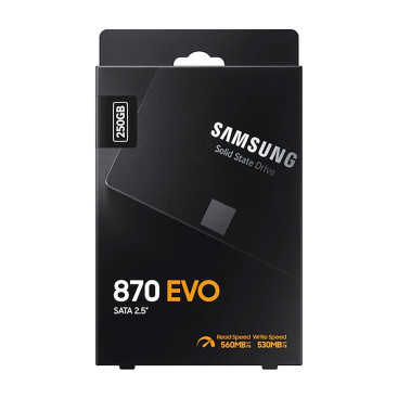 Samsung 870 EVO 250GB 2.5" SATA 6Gb/s 560/530 MZ-77E250B/AM