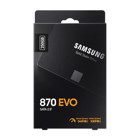 Samsung 870 EVO 250GB 2.5" SATA 6Gb/s 560/530 MZ-77E250B/AM