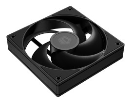 Вентилятор ID-COOLING AS-120-K 120x120x25мм (60шт./кор, PWM, резиновые углы, черный, 300-2000об/мин, супертихий) BOX