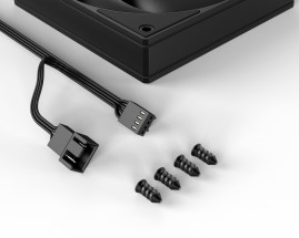 Вентилятор ID-COOLING AS-120-K 120x120x25мм (60шт./кор, PWM, резиновые углы, черный, 300-2000об/мин, супертихий) BOX