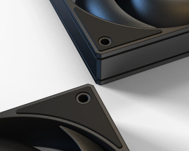 Вентилятор ID-COOLING AS-120-K 120x120x25мм (60шт./кор, PWM, резиновые углы, черный, 300-2000об/мин, супертихий) BOX