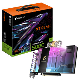 Gigabyte NVIDIA GeForce RTX 5080 XTREME WATERFORCE WB 16GB GDDR7 256bit 3xDP HDMI LIQUID (GV-N5080AORUSX WB-16GD)