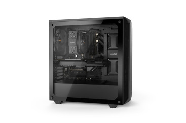 be quiet! Pure Base 500 Window, ATX, 2x140mm, Black, BGW34