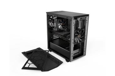 be quiet! Pure Base 500 Window, ATX, 2x140mm, Black, BGW34