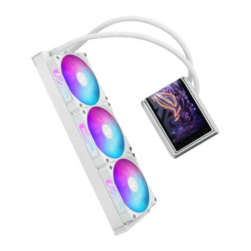 ASUS ROG RYUO IV 360 ARGB WHT, LGA1851/1700/1200/115X/AM5/AM4, 90RC01N2-B0EAY0, белый