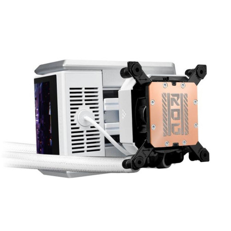 ASUS ROG RYUO IV 360 ARGB WHT, LGA1851/1700/1200/115X/AM5/AM4, 90RC01N2-B0EAY0, белый