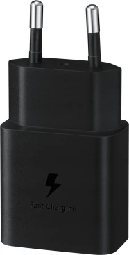 Сетевое зар./устр. Samsung EP-T1510X 15W 2A+1.67A (PD) USB Type-C для Samsung черный (EP-T1510XBEGRU)