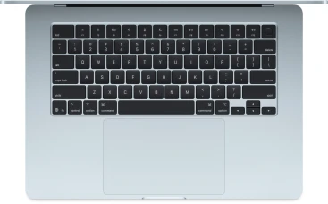 Ноутбук Apple MacBook Air A3241 M4 10 core 16Gb SSD256Gb/10 core GPU 15.3" Liquid Retina (2880x1864) macOS lt.blue WiFi BT Cam (MC7A4LL/A)