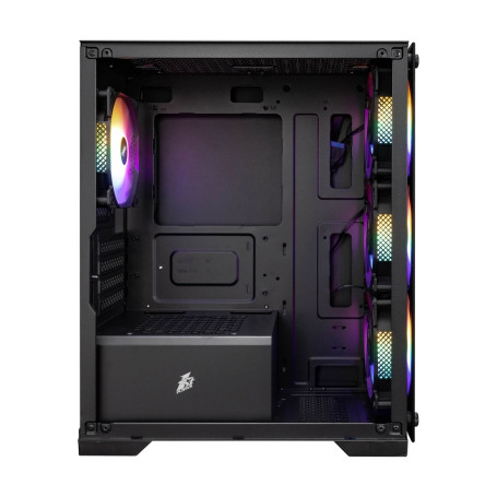1STPLAYER FIREBASE X2-M, mATX, 4x120mm FRGB, Black, X2-M-BK-4F1
