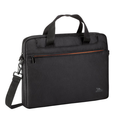 Сумка для ноутбука 15.6" Riva 8033 черный/оранжевый полиэстер (8033 BLACK)