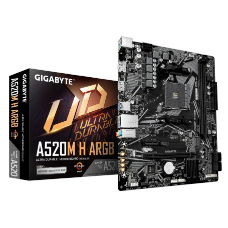 Gigabyte A520M H ARGB socket AM4