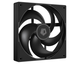 Вентилятор ID-COOLING AS-140-K 140x140x25мм (60шт./кор, PWM, резиновые углы, черный, 300-1800об/мин, супертихий) BOX