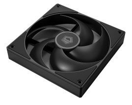 Вентилятор ID-COOLING AS-140-K 140x140x25мм (60шт./кор, PWM, резиновые углы, черный, 300-1800об/мин, супертихий) BOX