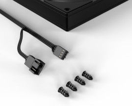 Вентилятор ID-COOLING AS-140-K 140x140x25мм (60шт./кор, PWM, резиновые углы, черный, 300-1800об/мин, супертихий) BOX
