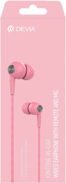 Devia Гарнитура Kintone In-Ear pink (Розовый)