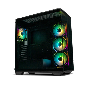 XASTRA Q600 4ARGB-C10-UC, ATX, Aquarium, 4x120mm ARGB, Black, Q600-4FM12A-C10-UC