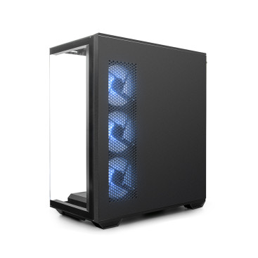 XASTRA Q600 4ARGB-C10-UC, ATX, Aquarium, 4x120mm ARGB, Black, Q600-4FM12A-C10-UC