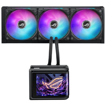 ASUS ROG RYUO IV SLC 360 ARGB, LGA1851/1700/1200/115X/AM5/AM4, 90RC0151-B0EAY0, черный