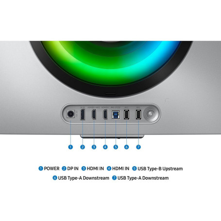 34" Samsung UWQHD S34DG852SI, серебристый